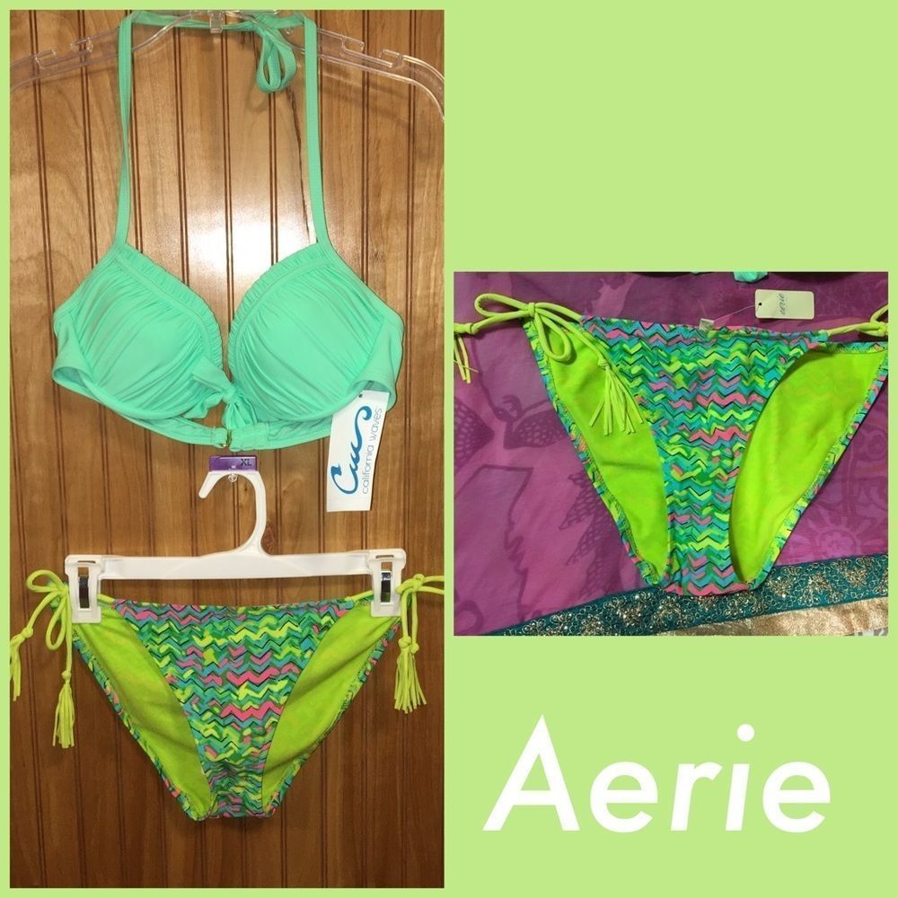 Aerie Tassel Bikini Bottom SZ M